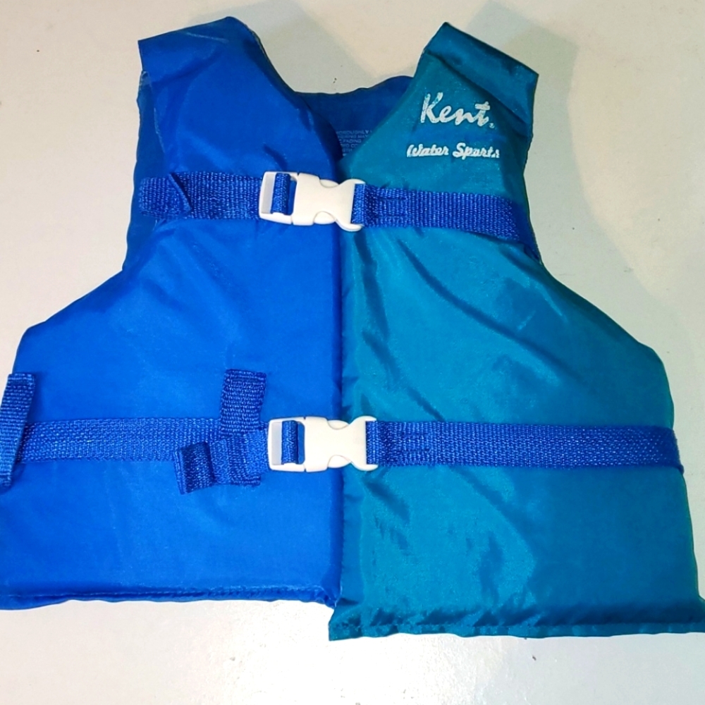 Kent youth blue/teal child life vest